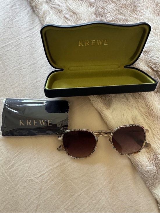 KREWE Pascal Sunglasses, Confetti frame with Brown Gradient Lenses main image 4